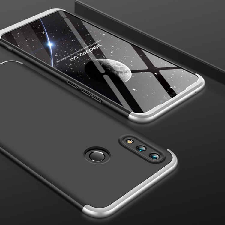 

GKK Three Stage Splicing Full Coverage PC Case for Huawei Nova 3i (Black+Silver)