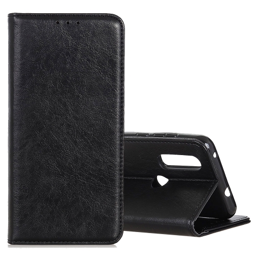 

Magnetic Crazy Horse Texture Horizontal Flip Leather Case for Huawei Honor 8C, with Holder & Card Slots & Wallet (Black)