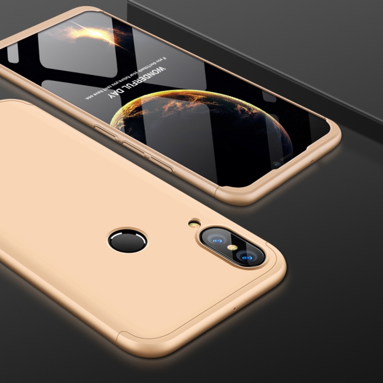 

GKK Three Stage Splicing Full Coverage PC Case for Huawei Nova 3 (Gold)