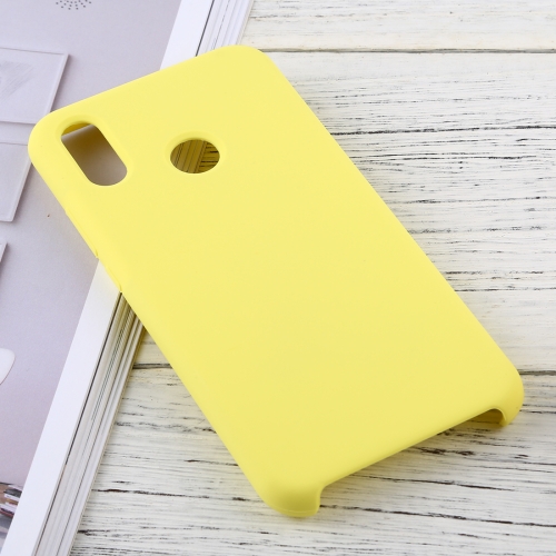 

Solid Color Liquid Silicone Dropproof Protective Case for Huawei P20 Lite (Yellow)