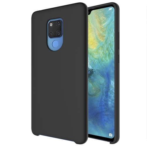 

Pure Color Liquid Silicone Case for Huawei Mate 20 X (Black)