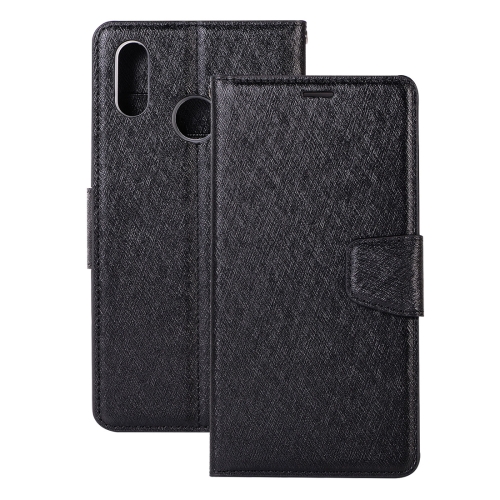 

Silk Texture Horizontal Flip Leather Case for Huawei Honor Note 10, with Holder & Card slots & Wallet & Photo Frame (Black)