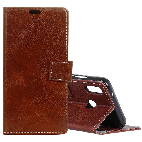 

Retro Crazy Horse Texture Horizontal Flip Leather Case for Huawei Nova 3i / P Smart Plus, with Holder & Card Slots & Wallet & Photo Frame(Brown)