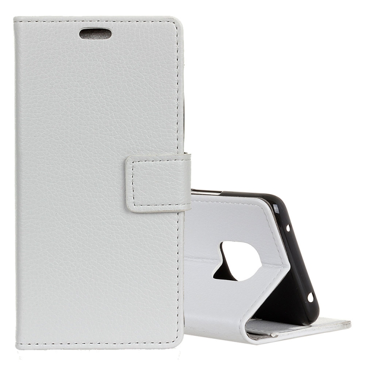 

Litchi Texture Horizontal Flip Leather Case for Huawei Mate 20 Pro, with Holder & Card Slots & Wallet (White)