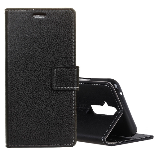 

Litchi Texture Horizontal Flip Leather Case for Huawei Mate 20 Lite, with Holder & Card Slots & Wallet (Black)