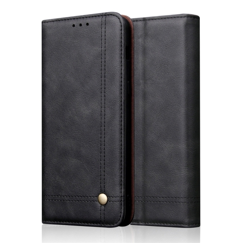 

Casual Style Retro Crazy Horse Texture Horizontal Flip Leather Case for Huawei Y5 (2019) / Honor 8S, with Card Slots & Holder & Wallet (Black)