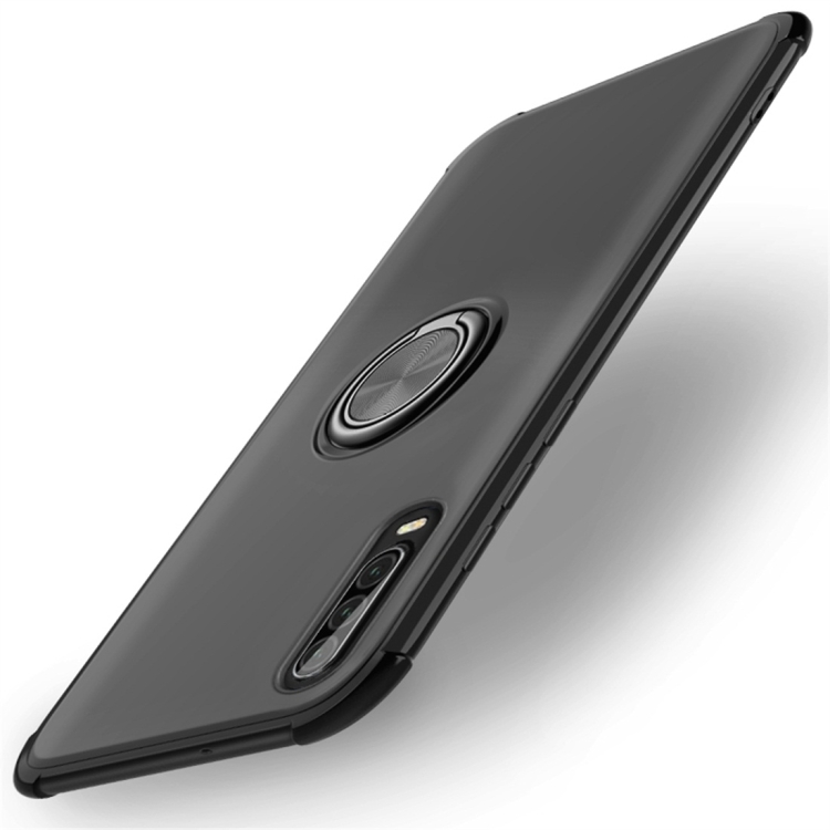 

Shockproof TPU Protective Case for Huawei P30, with Holder (Black)