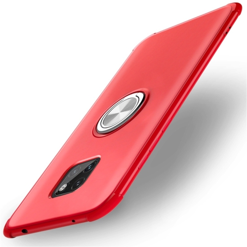 

Shockproof TPU Protective Case for Huawei Mate 20 Pro, with Holder (Red)