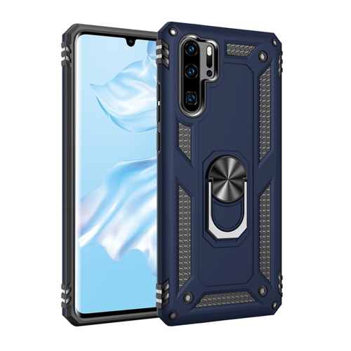 

Armor Shockproof TPU + PC Protective Case for Huawei P30 Pro, with 360 Degree Rotation Holder (Blue)