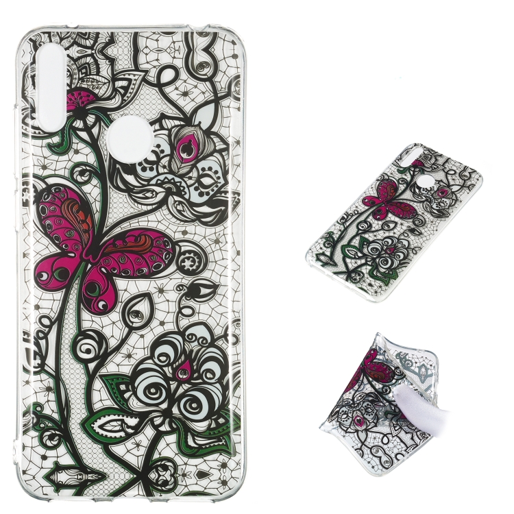 

Pansy Pattern Highly Transparent TPU Protective Case for Huawei Y7 Pro (2019)