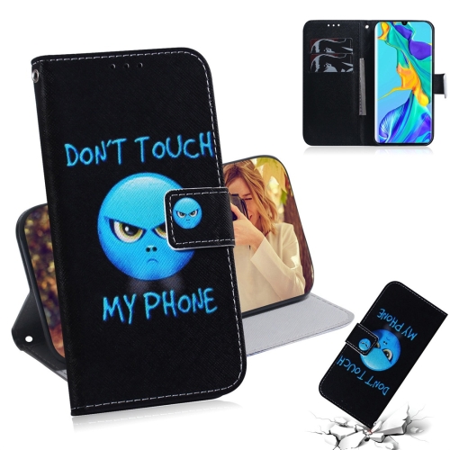 

Anger Pattern Coloured Drawing Horizontal Flip Leather Case for Huawei P30 Pro, with Holder & Card Slots & Wallet