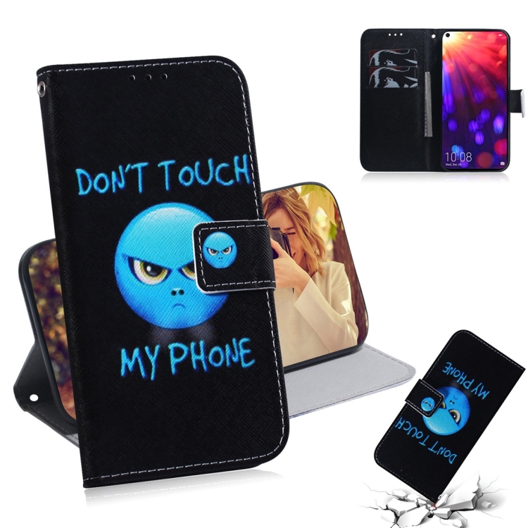 

Anger Pattern Coloured Drawing Horizontal Flip Leather Case for Huawei Honor View 20, with Holder & Card Slots & Wallet