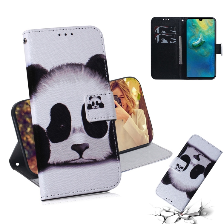 

Panda Pattern Coloured Drawing Horizontal Flip Leather Case for Huawei Mate 20, with Holder & Card Slots & Wallet