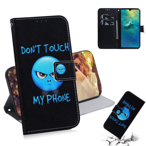

Anger Pattern Coloured Drawing Horizontal Flip Leather Case for Huawei Mate 20, with Holder & Card Slots & Wallet