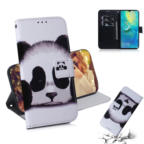 

Panda Pattern Coloured Drawing Horizontal Flip Leather Case for Huawei Mate 20 X, with Holder & Card Slots & Wallet