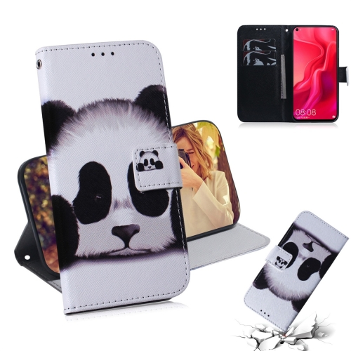 

Panda Pattern Coloured Drawing Horizontal Flip Leather Case for Huawei Nova 4, with Holder & Card Slots & Wallet