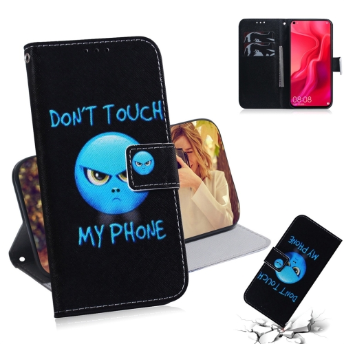 

Anger Pattern Coloured Drawing Horizontal Flip Leather Case for Huawei Nova 4, with Holder & Card Slots & Wallet