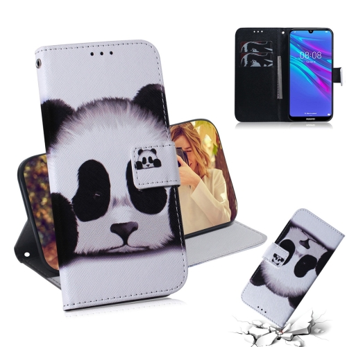 

Panda Pattern Coloured Drawing Horizontal Flip Leather Case for Huawei Y6 (2019), with Holder & Card Slots & Wallet