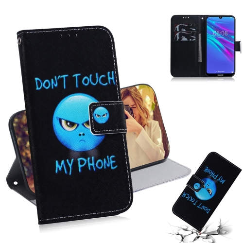 

Anger Pattern Coloured Drawing Horizontal Flip Leather Case for Huawei Y6 (2019), with Holder & Card Slots & Wallet