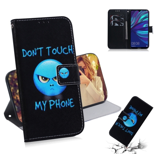 

Anger Pattern Coloured Drawing Horizontal Flip Leather Case for Huawei Y7 Prime (2019) / Y7 Pro (2019) / Enjoy 9, with Holder & Card Slots & Wallet