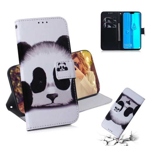 

Panda Pattern Coloured Drawing Horizontal Flip Leather Case for Huawei Y9 (2019) / Enjoy 9 Plus, with Holder & Card Slots & Wallet