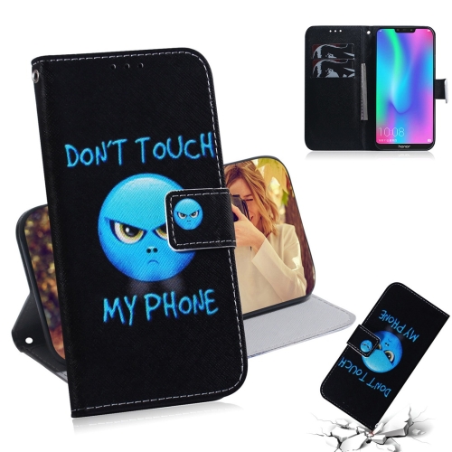 

Anger Pattern Coloured Drawing Horizontal Flip Leather Case for Huawei Honor 8C, with Holder & Card Slots & Wallet