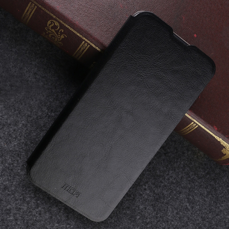 

MOFI Crazy Horse Texture Horizontal Flip Shockproof Leather Case for Huawei Nova 4, with Holder(Black)