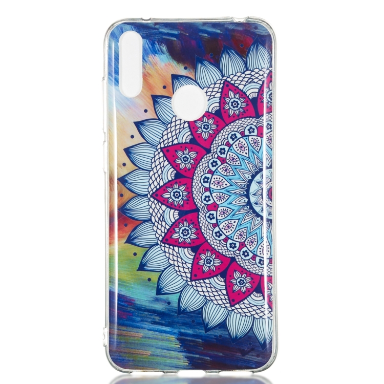 

Colorful Sun Flower Pattern Noctilucent TPU Soft Case for Huawei Y7 Pro(2019)