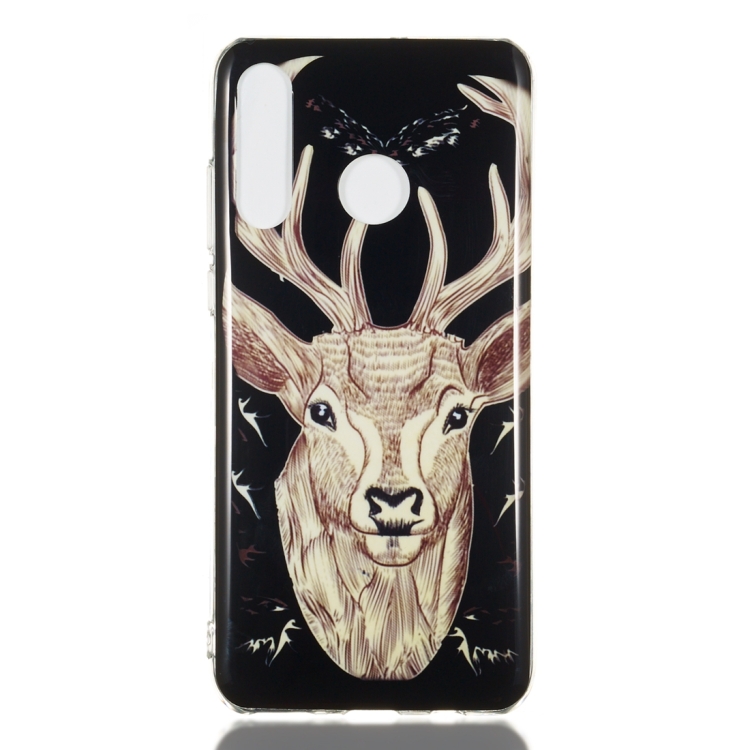 

Deer Pattern Noctilucent TPU Soft Case for Huawei P30 Lite