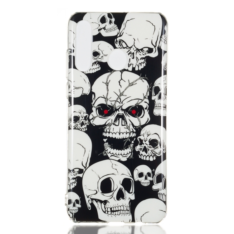 

Red Eye Ghost Pattern Noctilucent TPU Soft Case for Huawei P30 Lite