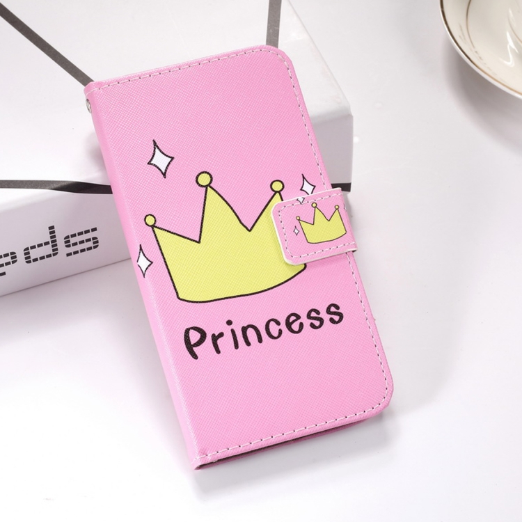 

Crown Pattern Colored Drawing Horizontal Flip Leather Case for Huawei P30, with Holder & Card Slots & Wallet & Lanyard