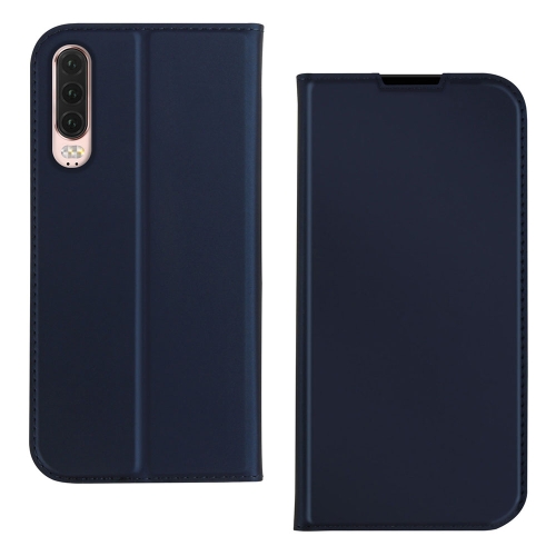 

DZGOGO ISKIN Series Slight Frosted PU+ TPU Case for Huawei P30 (Blue)