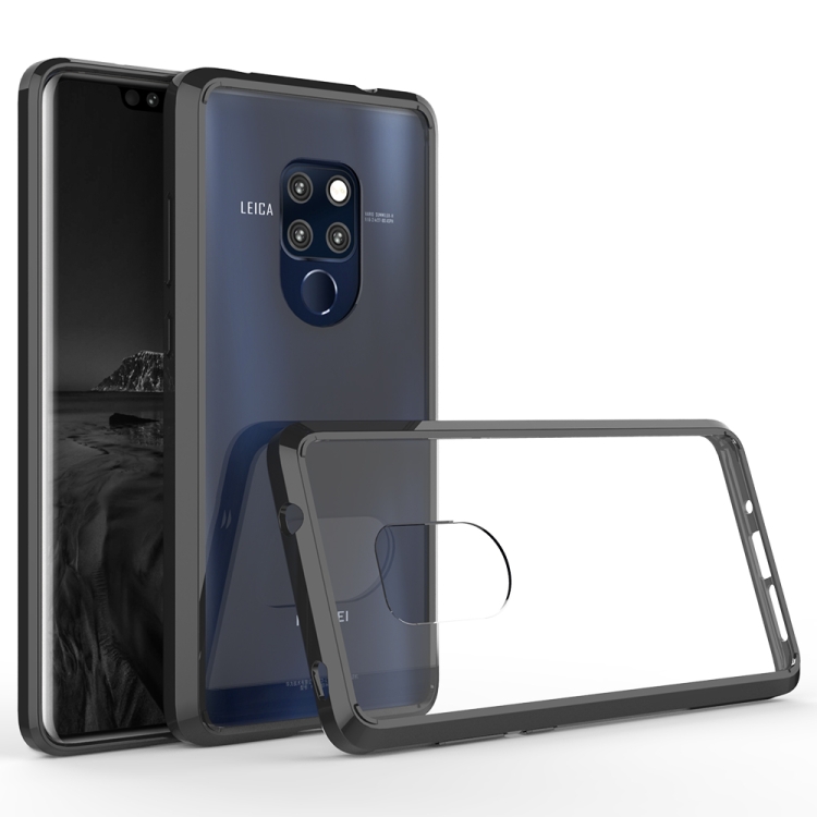 

Scratchproof TPU + Acrylic Protective Case for Huawei Mate 20(Black)