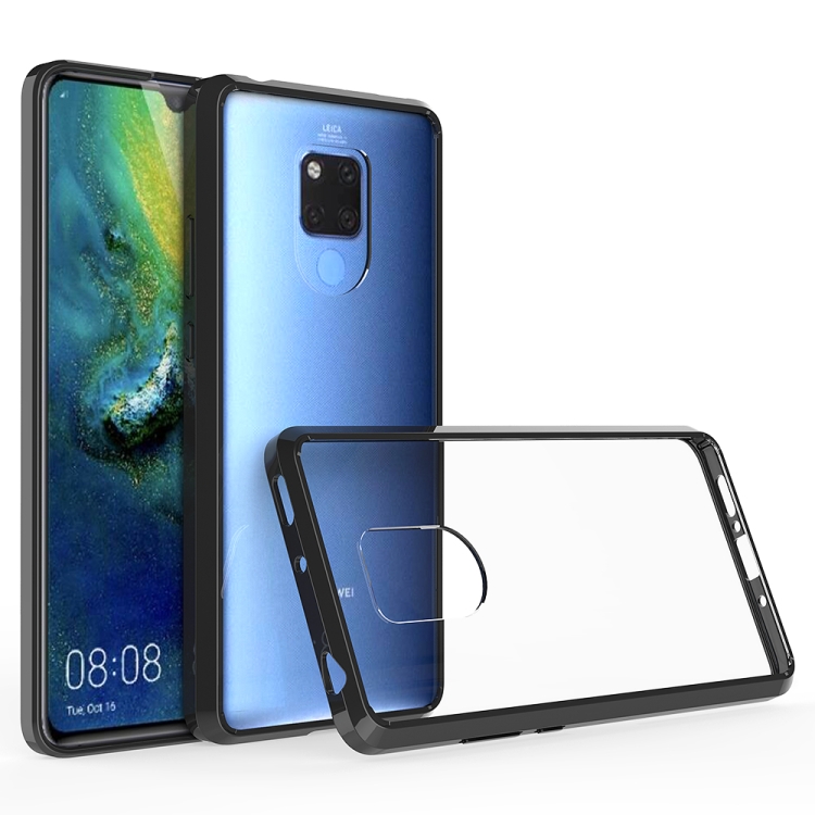 

Scratchproof TPU + Acrylic Protective Case for Huawei Mate 20 X(Black)