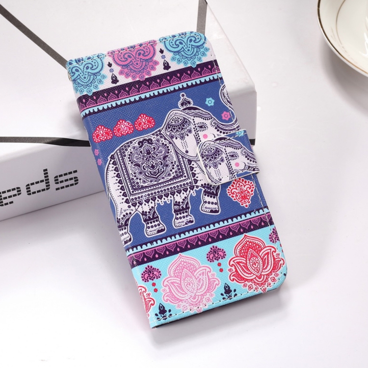 

Elephant Pattern Colored Drawing Horizontal Flip Leather Case for Huawei P30 Pro, with Holder & Card Slots & Wallet & Lanyard