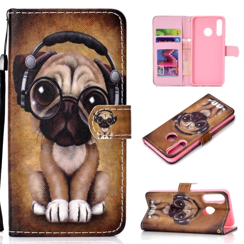 

Shar Pei Pattern Colored Drawing Horizontal Flip Leather Case for Huawei P30 Lite, with Holder & Card Slots & Wallet & Lanyard