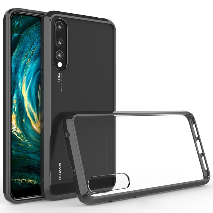 

Scratchproof TPU + Acrylic Protective Case for Huawei P20 Pro(Black)