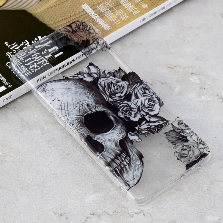 

Skull Heads Pattern Transparent Clear TPU Case for Huawei Mate 20 Pro