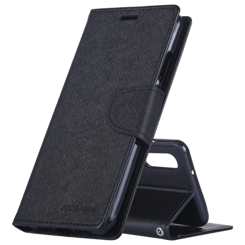 

MERCURY GOOSPERY FANCY DIARY Horizontal Flip PU Leather Case for Huawei P20, with Holder & Card Slots & Wallet (Black)