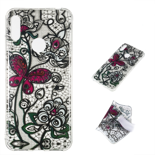 

Pansy Pattern Highly Transparent TPU Protective Case for Huawei Y6 Pro (2019)