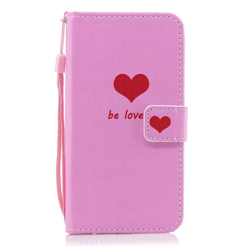 

Heart Pattern Horizontal Flip Leather Case for Huawei Enjoy 9s, with Holder & Card Slots & Wallet