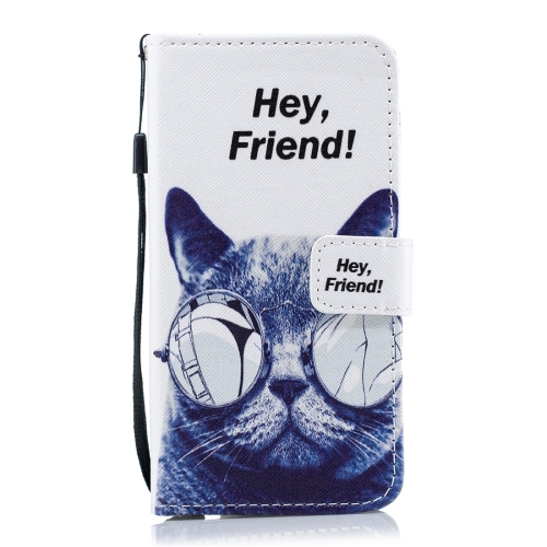 

Cat Pattern Horizontal Flip Leather Case for Huawei Honor 8C, with Holder & Card Slots & Wallet