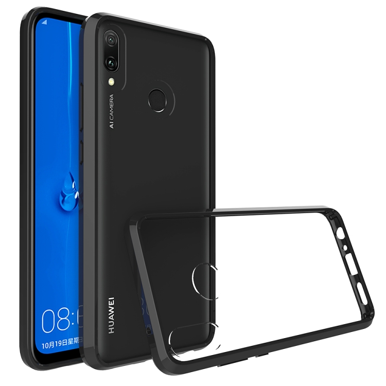 

Scratchproof TPU + Acrylic Protective Case for Y9 2019(Black)