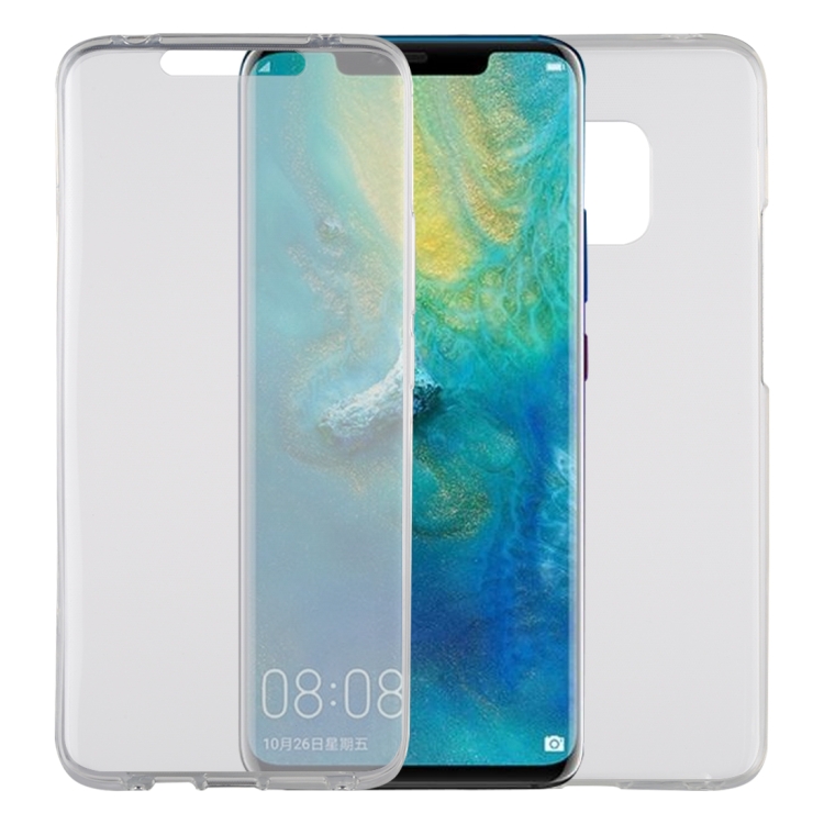 

Ultra-thin Double-sided Full Coverage Transparent TPU Protective Case for Huawei Mate 20 Pro