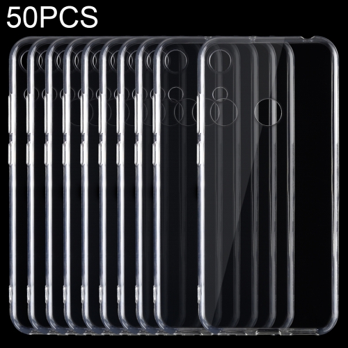 

50 PCS 0.75mm Ultrathin Transparent TPU Soft Protective Case for Huawei Honor 8A