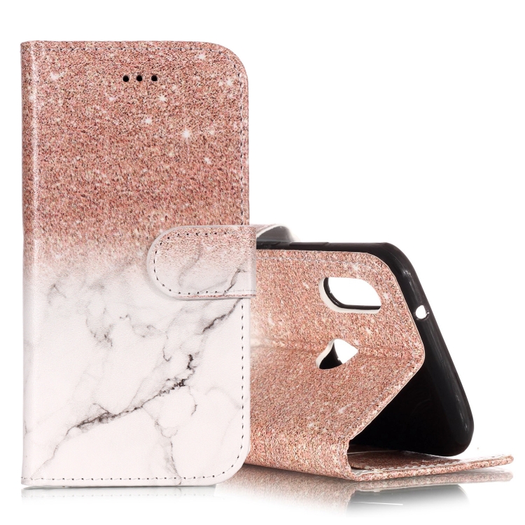 

Marble Pattern Horizontal Flip Leather Case with Holder & Card Slots & Wallet for Huawei P20 Lite