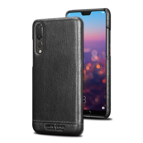 

Pierre Cardin PCL-P03 Shockproof PC + Leather Protective Case for Huawei P20 Pro(Black)