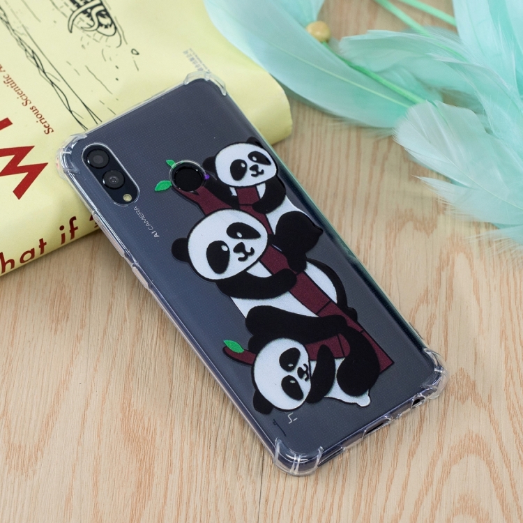 

Three Pandas Pattern Oil Embossed TPU Case for Huawei Honor 10 Lite / P Smart (2019)