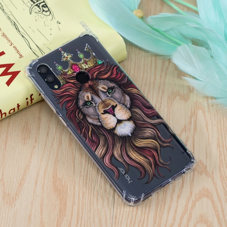 

Lion King Pattern Oil Embossed TPU Case for Huawei Honor 10 Lite / P Smart (2019)