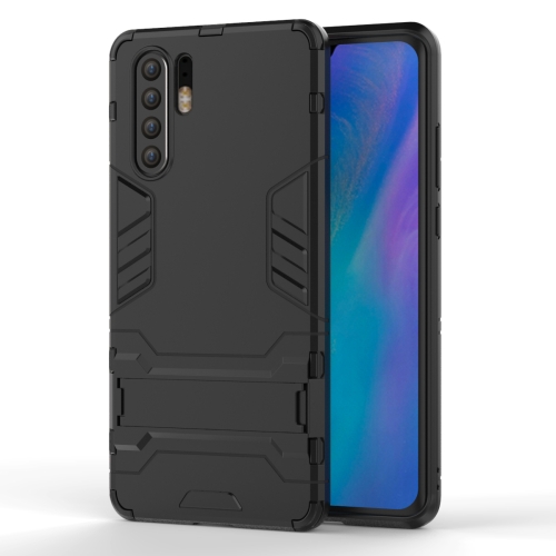 

Shockproof PC + TPU Case for Huawei P30 Pro, with Holder(Black)